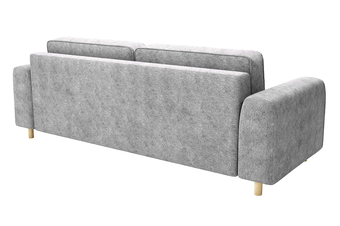 Шелдон / Диван - кровать 3-х местн. велюр sierra 1 светло-серый